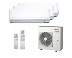 Мульти-сплит система Toshiba RAS-B10J2KVRG-E x 3 / RAS-3M26U2AVG-E climate-montazh.by