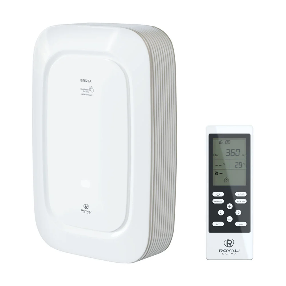 Приточно-очистительный комплекc — Проветриватель с нагревом Royal Clima Brezza RCB 150 - в Гомеле 3 klimat montazh venti 1