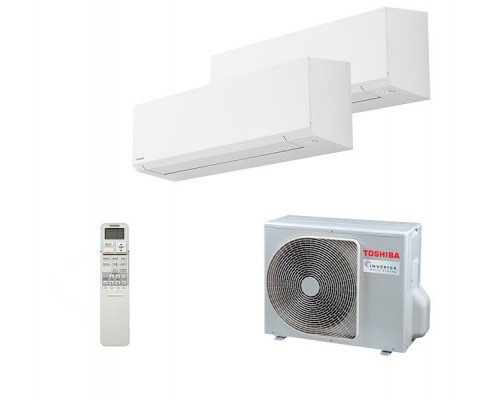 Мульти-сплит система Toshiba RAS-B07J2KVSG-E x 2 / RAS-2M14U2AVG-E - в Гомеле 2 Мульти-сплит система Toshiba RAS-B07J2KVSG-E x 2 / RAS-2M14U2AVG-E climate-montazh.by 2