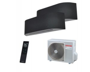 Мульти-сплит система Toshiba RAS-B10N4KVRG-E x 2 / RAS-2M18U2AVG-E climate-montazh.by