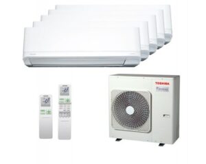 Мульти-сплит система Toshiba RAS-B10J2KVRG-E x 5 / RAS-5M34U2AVG-E climate-montazh.by