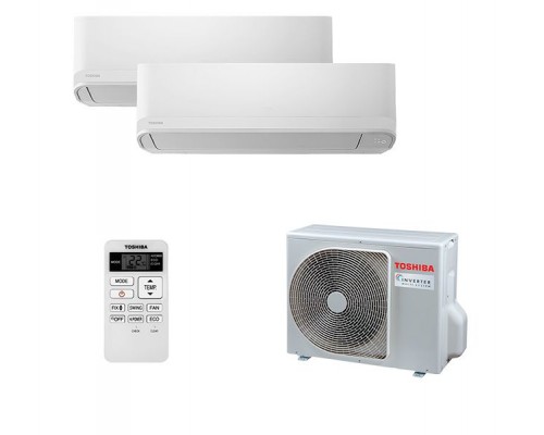 Мульти-сплит система Toshiba RAS-B10J2KVG-E x 2 / RAS-2M18U2AVG-E - в Гомеле 2 Мульти-сплит система Toshiba RAS-B10J2KVG-E x 2 / RAS-2M18U2AVG-E climate-montazh.by 2