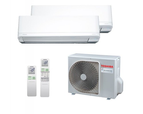 Мульти-сплит система Toshiba RAS-B10J2KVRG-E x 2 / RAS-2M18U2AVG-E - в Гомеле 2 Мульти-сплит система Toshiba RAS-B10J2KVRG-E x 2 / RAS-2M18U2AVG-E climate-montazh.by 2